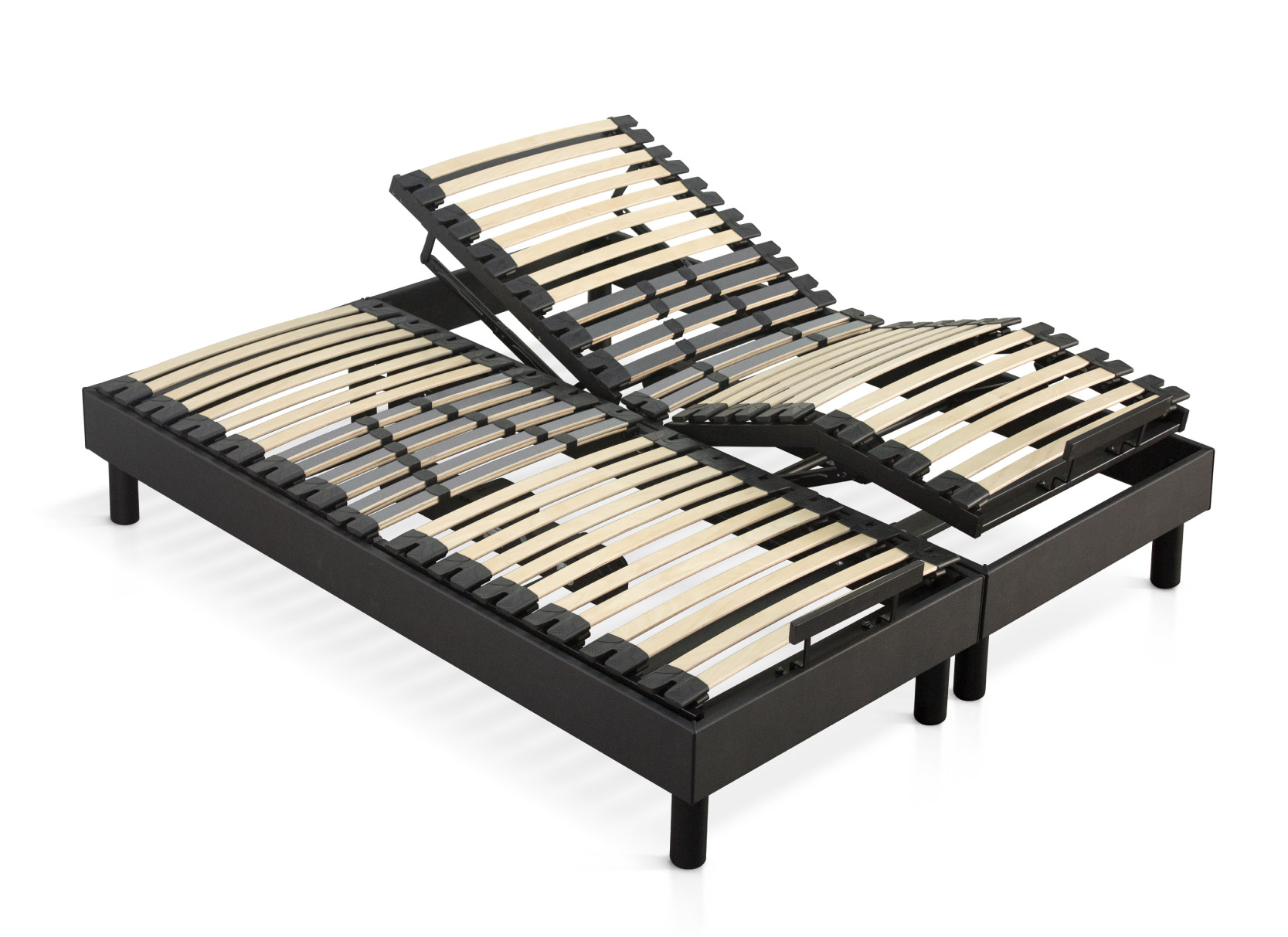 cama articulada eléctrica ajuste lumbar tecnología silenciosa